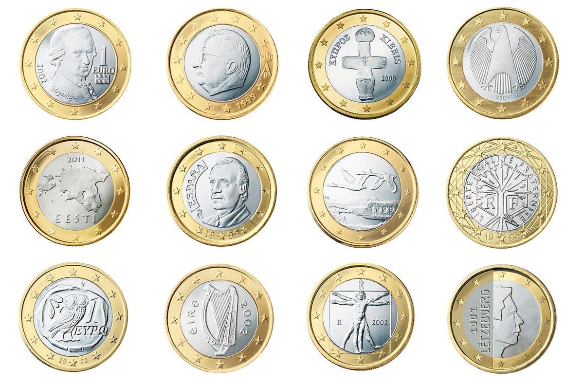 Monedas de 1 euro valiosas