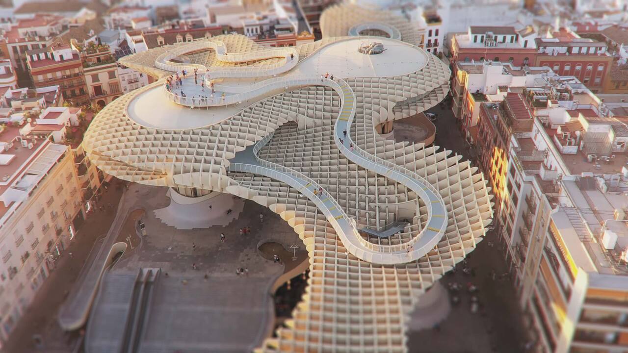 Merece la pena subir a las setas de Sevilla